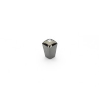 Schaub Skyevale 1/2 inch Cabinet Knob in Black Chrome with Crystals