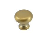 Residential Essentials 10206 Cabinet Knob in Satin Brass