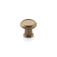 Schaub Steamworks 1 1/4 inch Round Knob in Brushed Bronze