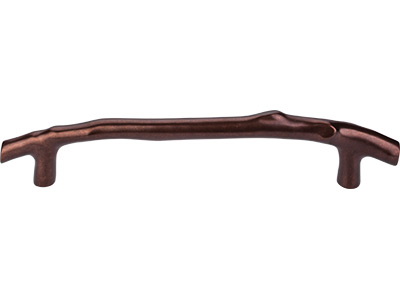 Top Knobs M1358 Aspen Twig Pull 12 Inch CC Mahogany Bronze