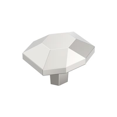Amerock St. Vincent 1-5/8 Inch cc Rectangle Cabinet Knob Polished Nickel
