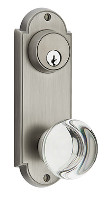 Emtek Delaware KEYED 3 5/8 Inch C-C Sideplate