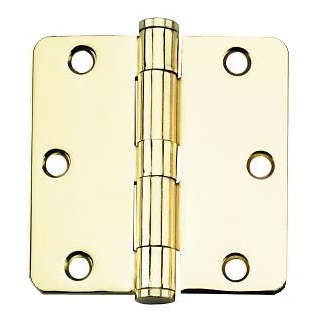 Advantage 3-1/2 Inch Commercial Grade Plain Bearing Hinge with 1/4 Inch Radius Corners (EACH)