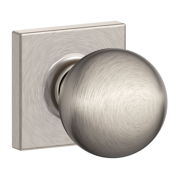 Schlage Orbit Knob with Collins Rosette