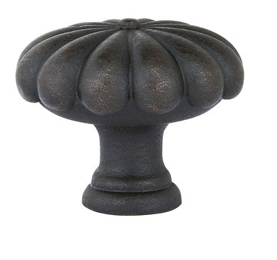 Emtek Bronze Fluted 1 Inch Cabinet Knob