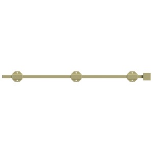 24 Inch Modern Surface Bolt, HD, Solid Brass