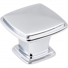 Hardware Resources Milan 1 1 3/16 inch Cabinet Knob in Polished Chrome