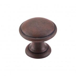 Top Knobs M1225 Rounded Knob 1 1/4 Inch Patina Rouge