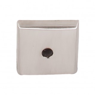 Top Knobs M2017 Aspen II Square Backplate 7/8 Inch Brushed Satin Nickel