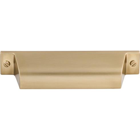 Top Knobs TK773HB Channing 3 3/4 inch CC Cup Pull Honey Bronze