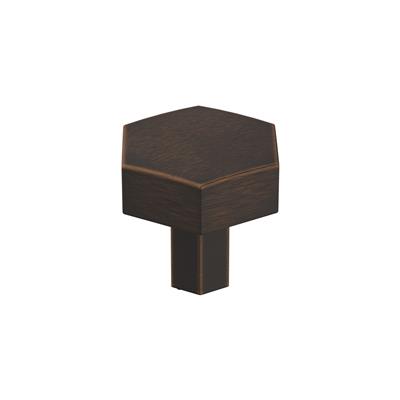 Amerock Caliber 1-1/4 Inch Cabinet Knob Oil-Rubbed Bronze
