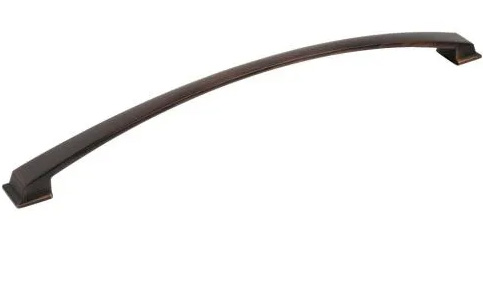 Hardware Resources 305 mm CC Brushed Oil Rubbed Bronze Arched Roman Cabinet Pull