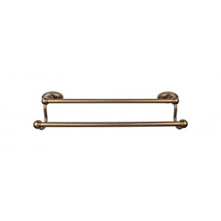 Top Knobs ED9GBZC Edwardian 24 inch Double Towel Bar German Bronze