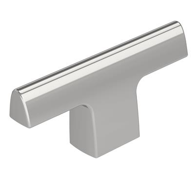 Amerock Riva 2-1/2 Inch cc Cabinet Knob Polished Chrome