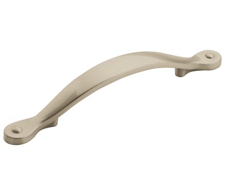 Amerock Inspirations 3 3/4 Inch CC Cabinet Pull Satin Nickel