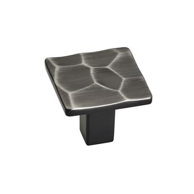 Amerock Kamari 1-3/16 Inch Square Cabinet Knob Gunmetal