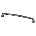 Berenson Tailored Traditional Appliance Pull 12 Inch C/C Verona Bronze