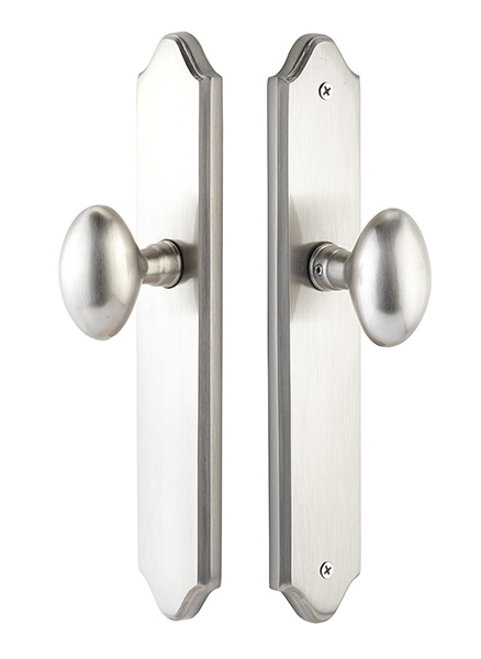 Emtek 10 Inch Stretto Concord NON-KEYED Sideplate Lock for NON STANDARD Bore Hole
