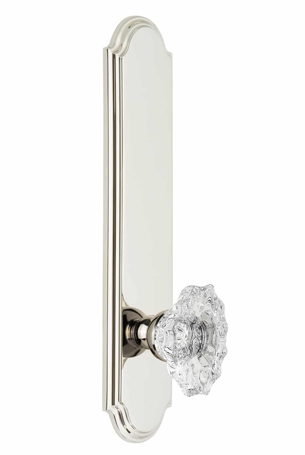 Grandeur Arc Tall Plate with Biarritz Knob