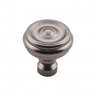 Top Knobs TK882AG Brixton 1 1/4 inch Button Knob Ash Gray