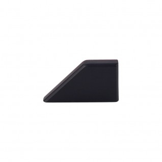 Top Knobs TK13BLK Sanctuary I Tapered Knob 1 Inch CC Flat Black