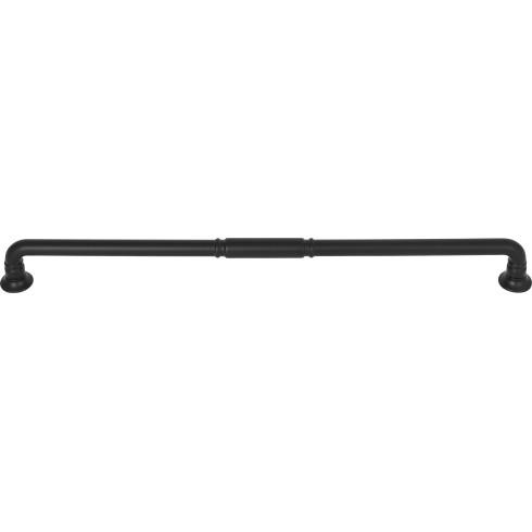 Top Knobs TK1007BLK Kent Pull 12 Inch CC Flat Black