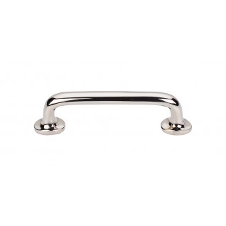 Top Knobs M1989 Aspen II Rounded Pull 4 Inch Polished Nickel