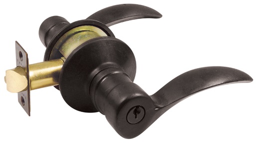 Emtek Sandcast Bronze Durango Keyed Lever with #2 Rosette