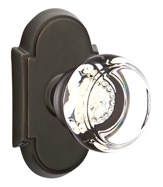 Emtek Georgetown Knob with Style #8 Rosette