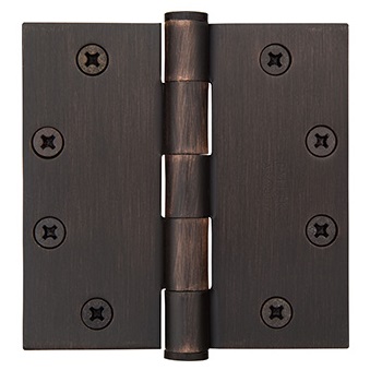 Emtek 4.5 Inch Heavy Duty Door Hinges with Square Corners (pair)