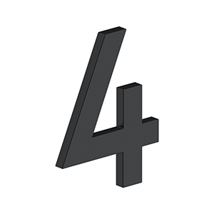4 Inch Number 4, B Series With Risers, Stainless Steel