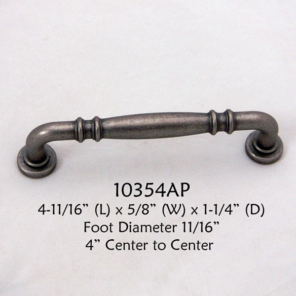 Residential Essentials 10354 Antique Pewter Cabinet Pull