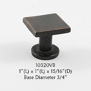Residential Essentials 10320 Cabinet Knob in Venetian Bronze
