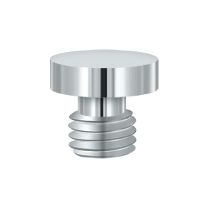 Deltana 1/2 Inch Button Tip, Polished Chrome