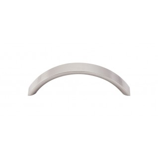 Top Knobs M394 Nouveau Crescent Pull 3 3/4 Inch CC Brushed Satin Nickel