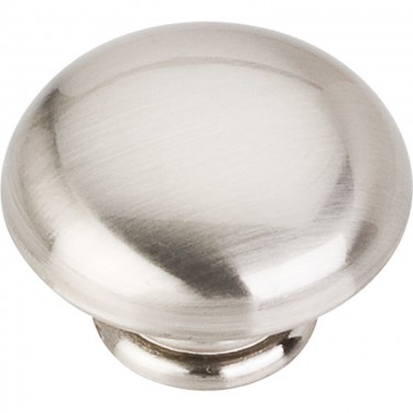 Hardware Resources Gatsby 1-3/16 Inch Mushroom Cabinet Knob - Satin Nickel