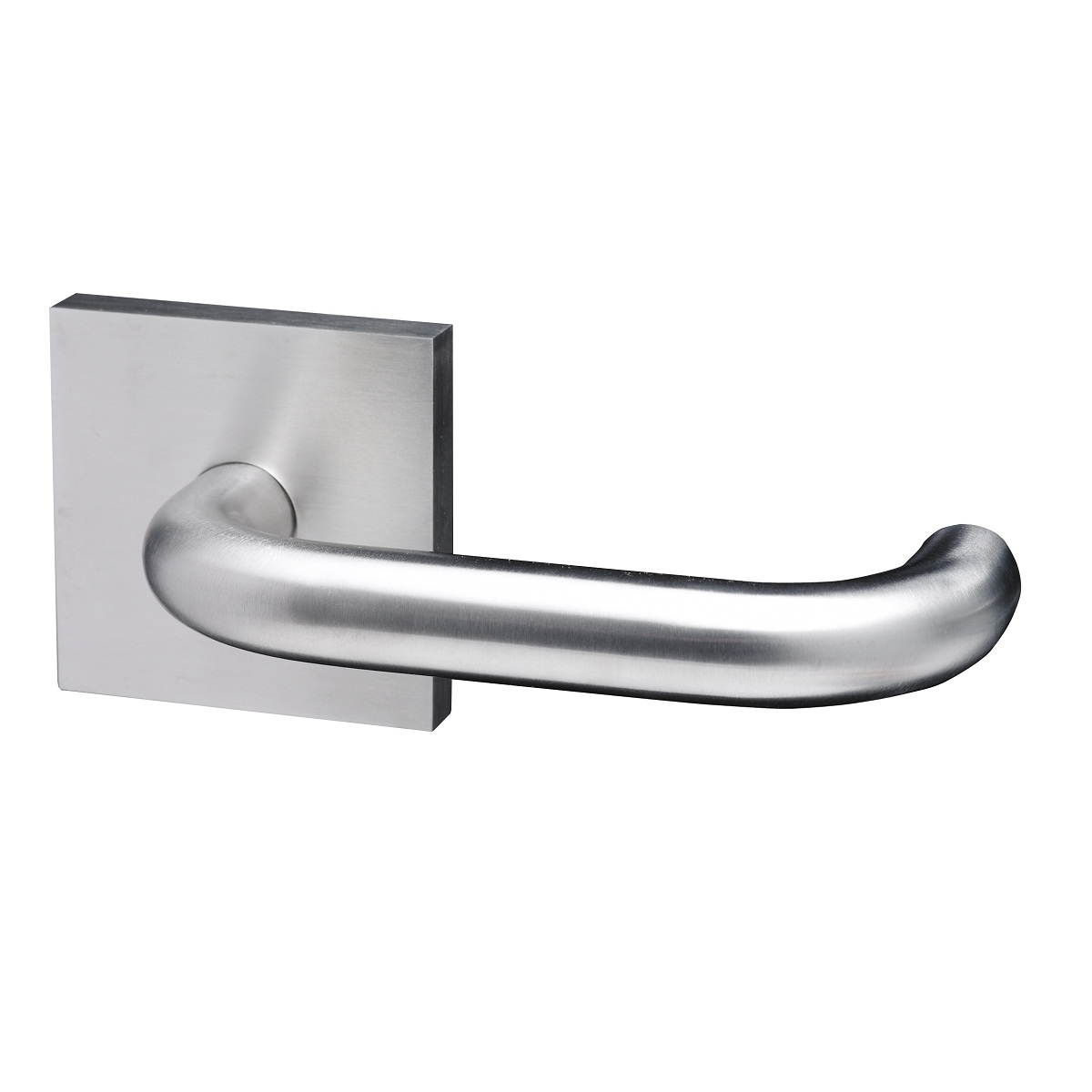 Linnea L01 Stainless Steel Door Lever with Square Rosette