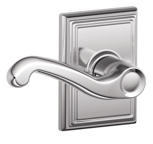 Schlage Flair Lever with Addison Rosette