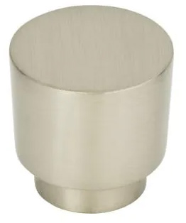 Atlas Homewares Tom Tom Knob 1 1/4 Inch Brushed Nickel