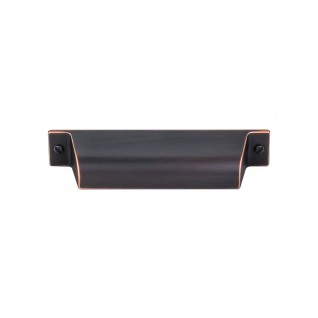 Top Knobs TK773UM Channing 3 3/4 inch CC Cup Pull Umbrio