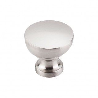 Top Knobs M1119 Bergen Knob 1 1/4 Inch Brushed Satin Nickel