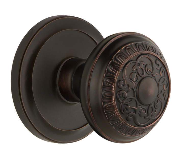 Grandeur Circulaire Rosette with Windsor Knob