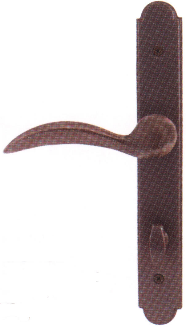 Emtek Configuration 6 Sandcast Arched 1 1/2 x11 Multi Point Lock Trim Only