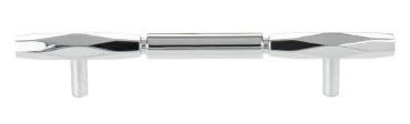 Top Knobs TK3082PC Kingsmill Pull 5 1/16 Inch C C Polished Chrome