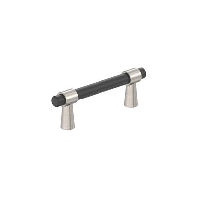 Amerock Mergence 3 Inch cc Cabinet Pull Matte Black/Satin Nickel