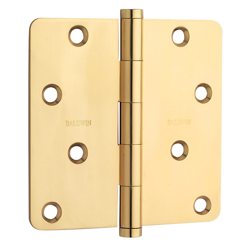 Baldwin Estate Series 4 Inch Door Hinge with 1/4 Inch Radius Corner