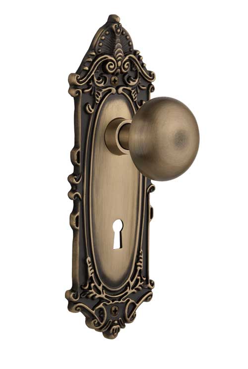 Nostalgic Warehouse Victorian Plate with New York Knob - Mortise Lock
