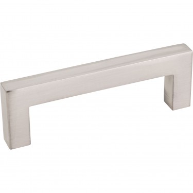 Hardware Resources 3" CC Satin Nickel Square Stanton Cabinet Bar Pull