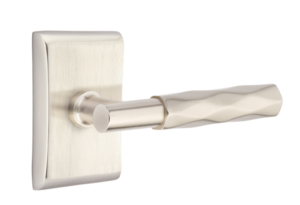 Emtek Tribeca T-Bar Style Door Lever with Neos Rosette