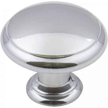 Hardware Resources Gatsby 1-3/16 Inch Cabinet Knob - Polished Chrome